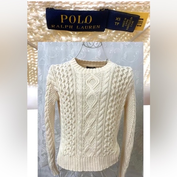 Polo Ralph Lauren Cable Knit Pullover Classic Sweater Size XS Round Neck
Ivory - Picture 4 of 15